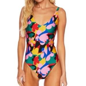 Beach Riot Multicolor Floral One Piece Swimsuit